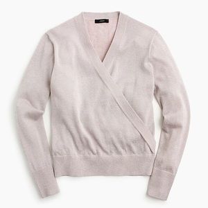 J Crew wrap sweater top